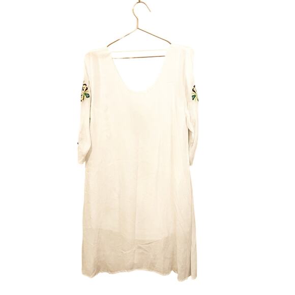 Green Dragon sheath embroidered floral dress size small NWT - Picture 2 of 7